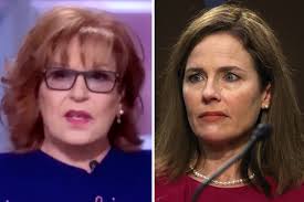 Amy coney barrett's answer on this climate change question is completely disqualifying. Joy Behar Says Amy Coney Barrett Hearings Are A Sign Of The Gop S White Male Panic