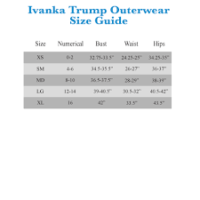 Ivanka Trump Dress Size Chart Www Bedowntowndaytona Com