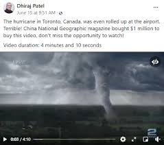Ctv news, 16 июля 2021. Fact Check Movie Clip Made Viral As Real Life Hurricane In Canada Newsmobile