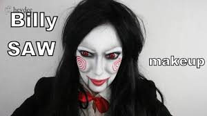 billy jigsaw saw halloween makeup