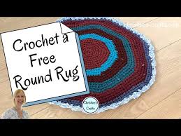 crochet a free t shirt yarn circle rug