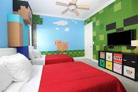 minecraft bedroom contemporary kids