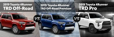 2019 Toyota 4runner Trd Off Road Vs Trd Off Road Premium Vs