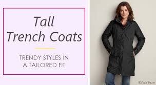 Tall Women S Trench Coats