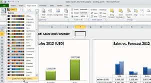 How To Change Chart Colors In Microsoft Excel 2010