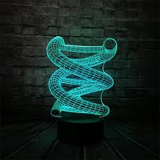 2018 Rgb 3d Dna Usb Led Lamp Multicolor Change Night Light Home Decorative Bulb Mood Lights Illusion Bedroom Toy Doctor Prop Rc Lampe Multicolore Light Home Decorlight Home Aliexpress