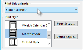 Create a free printable calendar. Print A Blank Calendar Outlook