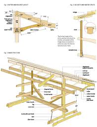 free canoe boat rack wood plans