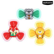 Bộ 3 Con Quay Đồ Chơi Hình Động Vật Ngộ Nghĩnh - Spinner