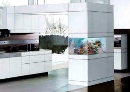 Modern contemporary fish tanks enhance your home decor while giving your pet fish the perfect place to call home. Modern Coral Aquarium For White Kitchen Design Kitchen Design Companies White Kitchen Design Kitchen Design