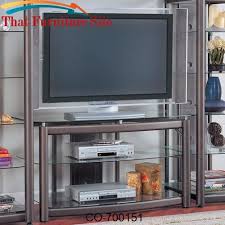 Wall Units Metal Tv Stand With Glass