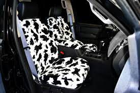 Custom Fit Cow Velour Front Seat Covers