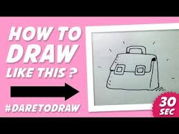 Check spelling or type a new query. How To Draw A Bag In 30 Seconds Cara Menggambar Tas Youtube