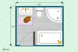15 basic bathroom floor plans