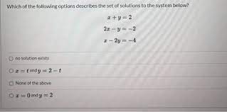 System Of Three Linear Equations
