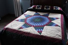 Amish Paper Bag Lone Star Quilt