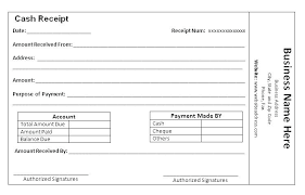 Example Receipt Template Example Receipt Template Sample Official
