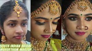 south indian bridal muhurtham makeup