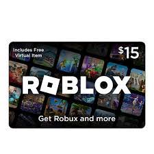 roblox 15 digital gift card includes