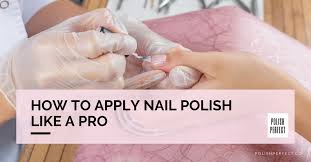 apply nail polish