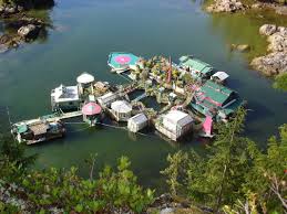 floating platforms near vancouver island