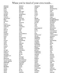 WORD LISTS  Detailed and Descriptive Writing by Panicked Teacher Personality adjective list Expand vocabulary  second  third grade