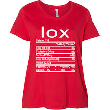 lox nutrition facts label women s plus