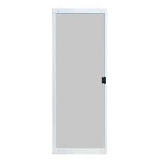 White Metal Sliding Patio Screen Door