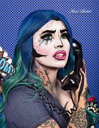 pop art with christy mack by