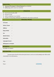 MBBS Doctor Resume Template