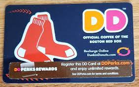 dunkin donuts gift card no cash value