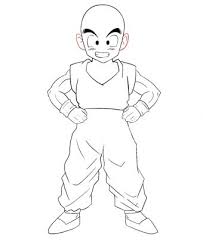 Dragon ball z goten drawing is a totally free png image with transparent background and its resolution is 589x1078. How To Draw Krillin From Dragon Ball Draw Central