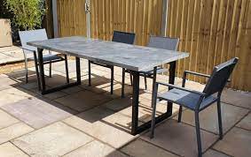 Garden Stained Concrete Dining Table