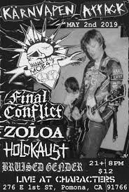 From the greek word holokauston, meaning sacrifice by fire. Mob 47 Final Conflict Zoloa Holokaust Character S Pomona Ca May 2nd 2019 8 00 Pm