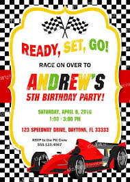 Race Car Birthday Invitation Printable Race Car Invitation Plus