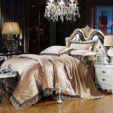 gray gold bedding set queen king size