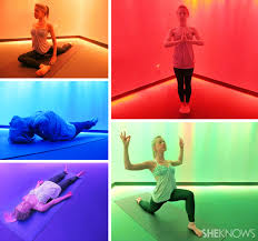 Fitness Trend Yoga Classes That Use Color And Lighting Sheknows