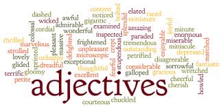 Adjectives | Five White's Class Blog