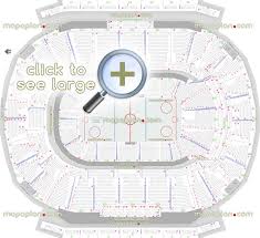 Scotiabank Saddledome Seat Row Numbers Detailed Seating