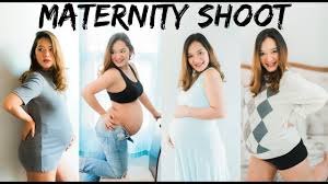 diy indoor maternity shoot maternity