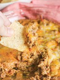 taco dip with meat and cheese recipe