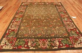 needlepoint antique ukrainian rug 3404