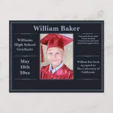 These announcements should read like a newspaper. Newspaper Graduation Invitations Announcements Zazzle