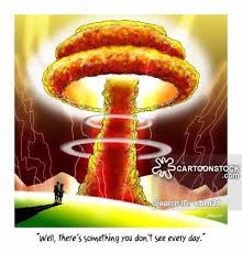 Image result for caricature nuclear weapons