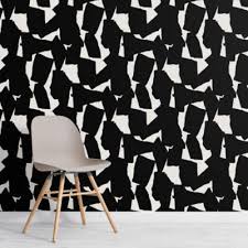 black white wallpaper wall