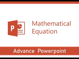 Mathematical Equation In Power Point