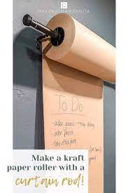 Diy Kraft Paper Roll Holder Tutorial
