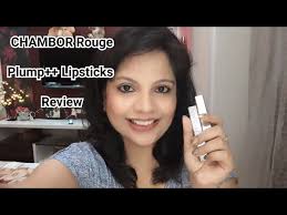 chambor rouge plump lipsticks review