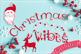 Christmas Vibes Font By Anastasia Feya Creative Fabrica