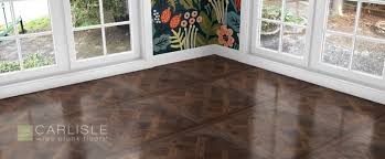 patterned wood flooring is on trend